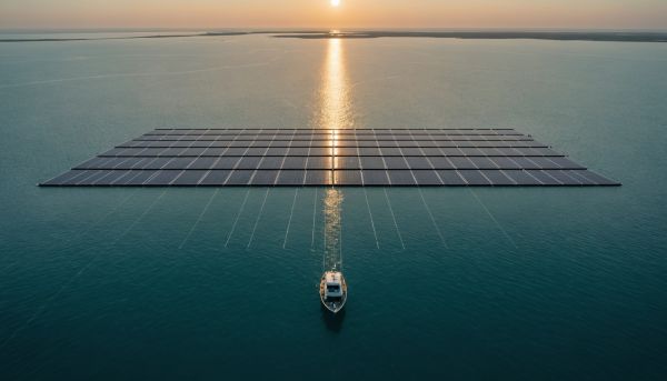 Les immenses promesses des parcs solaires marins