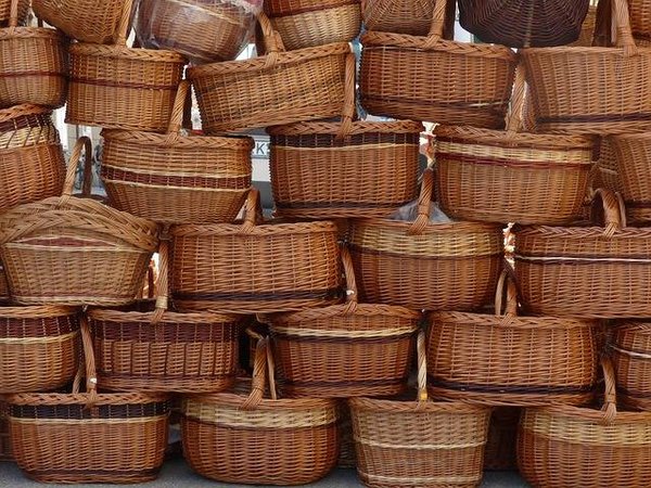 Recyclage des paniers en rotin en France
